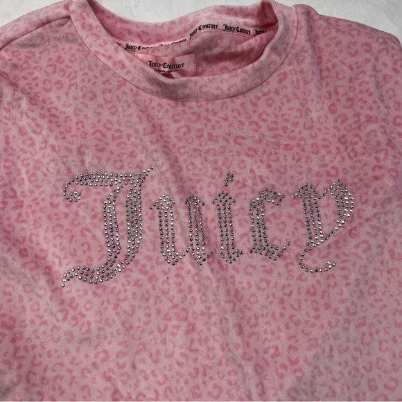 Juicy Couture Sleepwear Women’s Top Crew Neck  Sz. Medium Pink L030223 - Picture 4 of 6